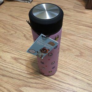 Animal Crossing Cats Meow 17oz Stainless Steel Bottle: Insulated-Leak Proof NEW